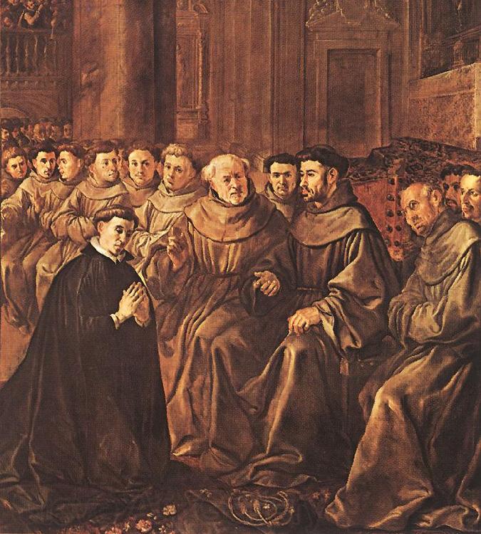 HERRERA, Francisco de, the Elder St Bonaventure Joins the Franciscan Order g Germany oil painting art